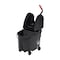 Rubbermaid Commercial 35 qt Down Press Mop Bucket and Wringer Combination, Black, Plastic 1863898 - alternate 1