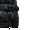 Homeroots 77" Black Manual Reclining Loveseat With Storage 561561 - alternate 4