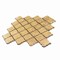 Apollo Tile Artisana 12x12 in. Gold Textured, Foiled Resin Arabesque Lantern Mosaic Wall Tile (5 sq ft/case) 5PK APLBRJ886A - alternate 5