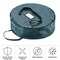 Pure Garden Front Door Wreath and Storage Bag 21-Inch Artificial Fern Wreath and Zippered Tote with Handles 50-217BG - alternate 7