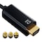 Sanoxy 10ft USB 3.1 Type C Male to HDMI 4K at 60Hz Male Cable, Black SNX-CBL-LDRU-3108-1110 - alternate 2