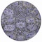 Homeroots 8' Purple And Black Round Damask Washable Indoor Outdoor Area Rug 609102 - alternate 7