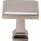 Designperfect 1-3/16 Overall Length Square Cabinet Knob, Brushed Satin Nickel DPA-S54KSNB - alternate 1
