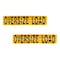 Mytee Products 18inx84in Hinged Aluminum Oversize Load Sign/Banner for Trucks Vehicle Trailer, 2PK AL-OVERSIZE8418x2 - alternate 7