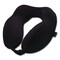 Brookstone Memory Foam Fabric Travel Pillow, One Size Fits Most, 9.84 x 5.5 x 11, Black BNPM0001 - alternate 4