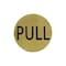 Brixwell Round Pull Indicator Satin Brass Finish Pull Satin Brass RPL2SB - alternate 1