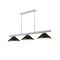 Z-Lite Vanguard Brushed Nickel 3 Light Billiard 3050-3BN-MMB - alternate 8