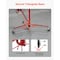 Vevor 16ft Drywall Lift 150 lbs Sheetrock Hoist Adjustable Arm Lockable Wheels Red LG-022 - alternate 7