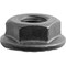 Auveco Hex Flange Spin Lock Nut 1/4-20, 100PK 24438 - alternate 1
