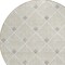 Homeroots 8' Beige And Ivory Round Geometric Washable Indoor Outdoor Area Rug 594679 - alternate 5