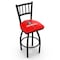 Holland Bar Stool Co Florida Panthers, 2025 Stanley Cup 36in Swivel Bar Stool with Black Wrinkle Finish L018 - alternate 1