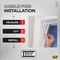 M-D Building Products Building Products 81'' Premium Rubber PLATINUM Top & Sides Door Seal for Doors W/ Kerf/Channel White 43346 - alternate 6