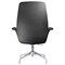 Leisuremod Summit Office Chair in Faux Leather and Aluminum Frame with Adjustable Height and Swivel, Black SGO21BLL - alternate 4