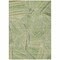 Homeroots 3' X 5' Green And Olive Green Geometric Washable Indoor Outdoor Area Rug 594779 - alternate 7