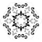 Andova Tiles Trafale Dio Grey 8-in. x 9-in. Hexagon Encaustic Matte Porcelain Floor & Wall Tile, 25PK ANDTRA1272 - alternate 1