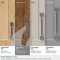 Amerock Mulholland 3-3/4 inch 96mm Center-to-Center Gunmetal Cabinet Pull 2000750 - alternate 5