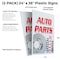 Signmission Auto Parts, Plastic Signs Only 24 Inch x 36 Inch, Corrugated Plastic, 2PK CSB-2436-2PACK-Auto Parts - alternate 2