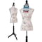 Topmaster Mannequin Adjustable Height Durable Foam and Canvas Construction Wooden Base, Compact Shoulder Width TPMAQTO12 - alternate 1