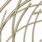 Homeroots 26" Gold Metal Abstract Round Hanging Wall Art Decor 379845 - alternate 7