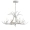 Jonathan Y Eldora 26" 4-Light Rustic Farmhouse Adjustable Resin Antler LED Chandelier, White JYL6301B - alternate 14