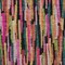 Homeroots 3' X 5' Pink Black And Green Striped Washable Indoor Outdoor Area Rug 603227 - alternate 9
