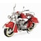Homeroots 8" Red and Silver Metal Hand Painted Model Motorcycle Tabletop Sculpture 489416 - alternate 9