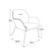 Osp Home Furnishings Brooks Accent Chair , Sand BRK-R43 - alternate 7