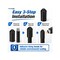 Kable Kontrol Heat Shrink End Cap Boots, 2" Inside Diameter, 2:1 Shrink Ratio, Black, , 5PK HSEC21-200-BK-5 - alternate 8