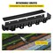 Vevor Drainage Trench Driveway Channel Drain Kit Plastic Grate-5.8"x5.2", 6PK PSG100*100*6M - alternate 8