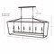 Jonathan Y Pagoda 49" 6-Light Classic Traditional Metal Linear Cage Lantern LED Pendant, Oil Rubbed Bronze JYL7439A - alternate 13