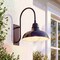 Jonathan Y Stanley 12.25" 1-Light Farmhouse Industrial Iron LED Gooseneck Arm Outdoor Sconce, Black JYL7614B - alternate 8