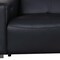 Homeroots 110" Black Top Grain Leather Reclining Metal USB Sofa 720307 - alternate 7