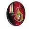 Holland Bar Stool Co Ottawa Senators 13" Solid Wood Clock WClkPBlk03OttSen - alternate 1