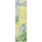 Homeroots 8' Runner Yellow Abstract Washable Non Skid Indoor Outdoor Runner Rug 559542 - alternate 6