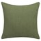 Homeroots 20" Forest Green Cotton Throw Pillow With Buttons 535246 - alternate 4