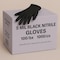 Approved Vendor Disposable Gloves, 5 mil Palm, Nitrile, Powder-Free, S, 10 PK, Black BLK5MILBNitrileSC - alternate 1