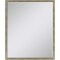Homeroots 30" Silver Wood Accent Mirror 632770 - alternate 1