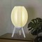 Jonathan Y Wavy 16.5" Modern Contemporary Plant-Based PLA 3D Printed Dimmable LED Table Lamp, White USA1000B - alternate 7
