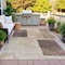 Homeroots 10' X 14' Brown And Taupe Geometric Washable Indoor Outdoor Area Rug 631932 - alternate 7