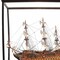 Homeroots 69" Wood Brown Solid Wood Hand Painted San Felipe Large Floor Display Model Boat 401850 - alternate 3