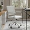 Martha Stewart Piper Upholstered Office Chair in White/Polished Nickel CH-220921-2-WH-MS - alternate 9