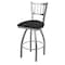Holland Bar Stool Co 810 Contessa Stainless Steel 36in Swivel Bar Stool with Graph Coal Seat 81036SS018 - alternate 1