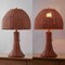 Jonathan Y Joanie 22" Bohemian Rustic Woven Rattan LED Table Lamp with Pull Chain, Dark Brown/Brass Gold JYL4011C - alternate 6