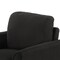 Homeroots 31" Black Fabric Sofa 601961 - alternate 8
