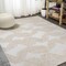 Jonathan Y Jazz High-Low Pile Art Deco Geometric Beige 3 ft. x 5 ft. Indoor/Outdoor Area Rug SBH106B-3 - alternate 7