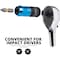 Neiko Impact Wrench Adapter, 3/8'' Drive Female to 1/4'' Hex Converter, Cr-Mo Steel 30285A - alternate 5