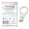 Kable Kontrol Non Insulated Copper Butted Seam Ring Terminal, 16-14 AWG, Stud Size # 10, 100 Pcs, 100PK RTNI-1614-10 - alternate 1