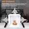 Ipower Clamp Lamp Light with 8.5 Inch Aluminum Reflector up to 150 Watt HIWKLTCLAMPMSILWHT - alternate 9