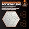 Xpose Safety 20x100 String Reinforced Poly, 6 Mil, Fire Retardant, Clear/White SRP-6FR-20100-X - alternate 6