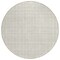 Homeroots 8' Ivory And Beige Round Geometric Washable Indoor Outdoor Area Rug 614757 - alternate 8